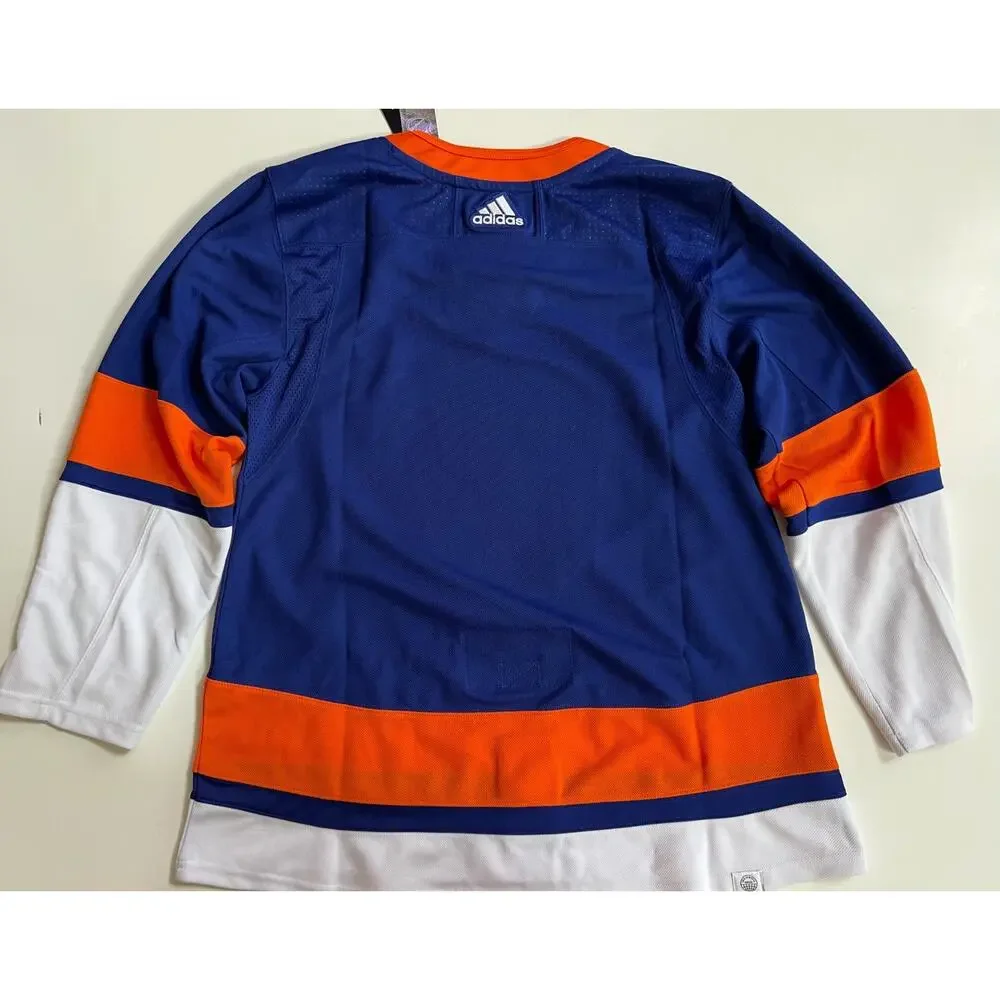 Adidas NHL New York Islanders Authentic Home Royal Hockey Jersey GT5618 Size 52